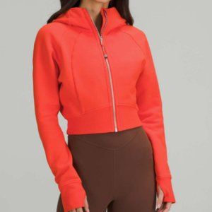 Lululemon Scuba Full-Zip Cropped Hoodie, Size 6